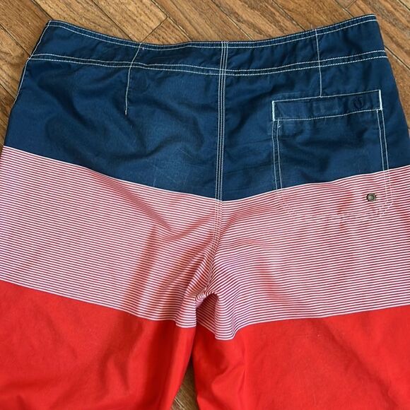 Men’s 36 Hang Ten Americana USA Fourth of July Labor Day Swim Surf Trunks - Picture 9 of 10